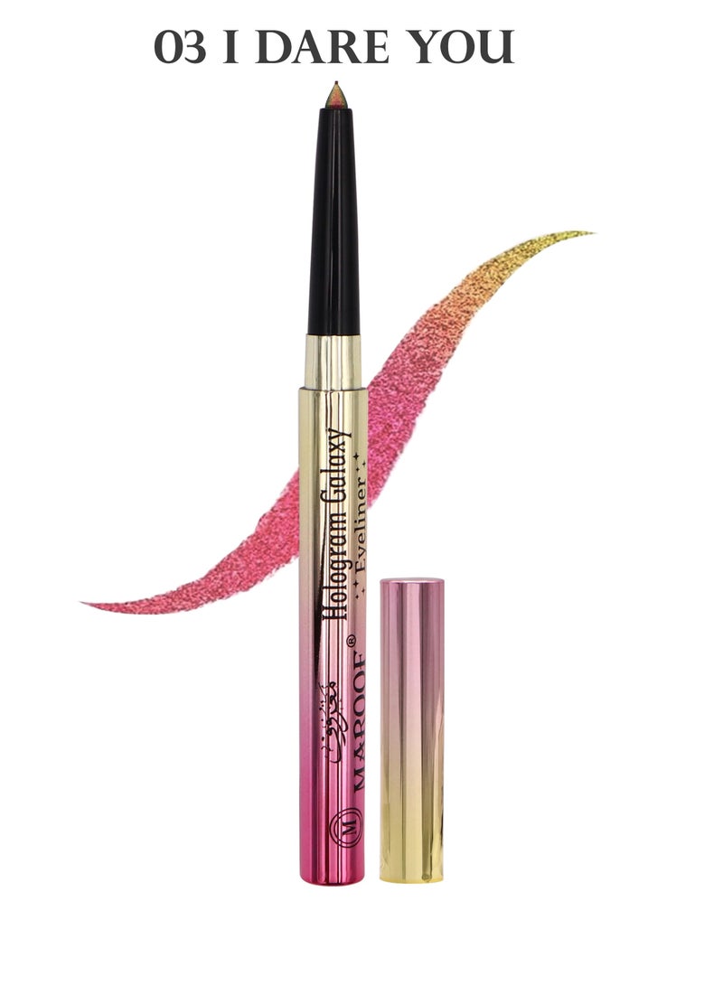 MAROOF Hologram Galaxy 24-Hour Long Lasting Eyeliner 0.35g - 03 I Dare You - Image 2