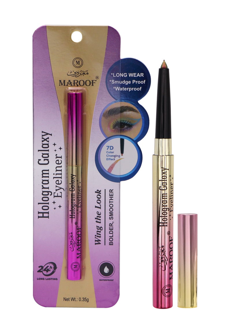 MAROOF Hologram Galaxy 24-Hour Long Lasting Eyeliner 0.35g - 03 I Dare You - Image 1