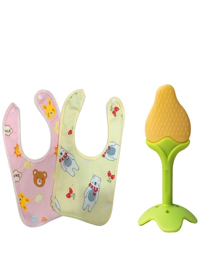 KALRA MAGIC® Waterproof Baby Arpon Bib 2PCS BabyBath Towel (50x70) 1Pcs Combo Pack - Image 1