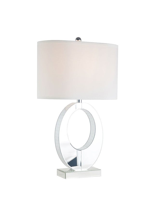 DANUBE HOME Jonathan Table Lamp Mirror Table Lamps Modern Home Decoration For Your Lovely Living Room Dining Room Bedroom L 43 x W 25.4 x H 72 cm Clear  - Image 3