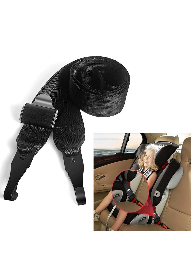 SYOSI Anti Escape Car Seat Strap Upgraded Baby Harness, General Latch Interface Strap The Passenger Car Baby Seat Fixing Straps Latch Connector (1 Pack) - Image 1