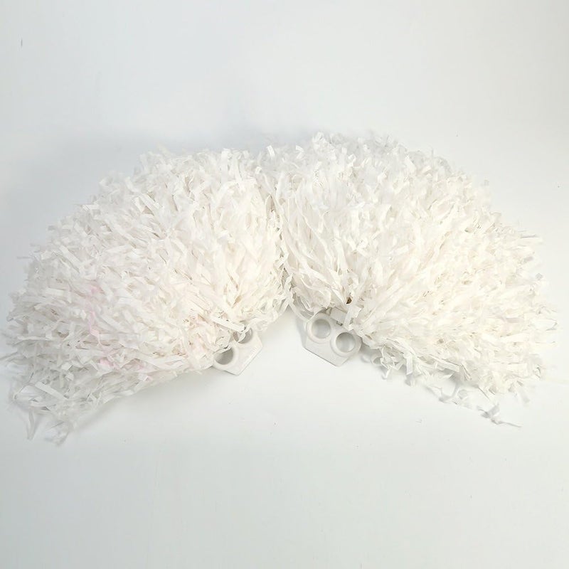 comfrt 2 Pcs Cheerleader Pom Poms Cheerleading Sport Party Dance Accessories, 8 Colors to Choose - Image 1