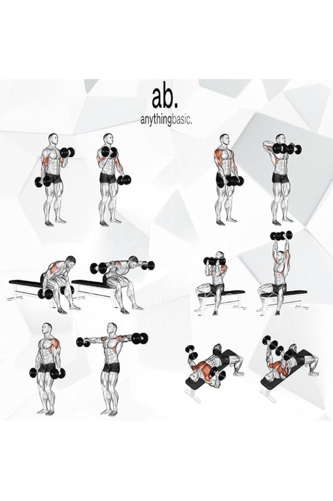 anythingbasic. Adjustable PVC Dumbbell Set of 12Kg |Material : Plastic, Sand and Cement | Fitness Kit for Men and Women - Image 3