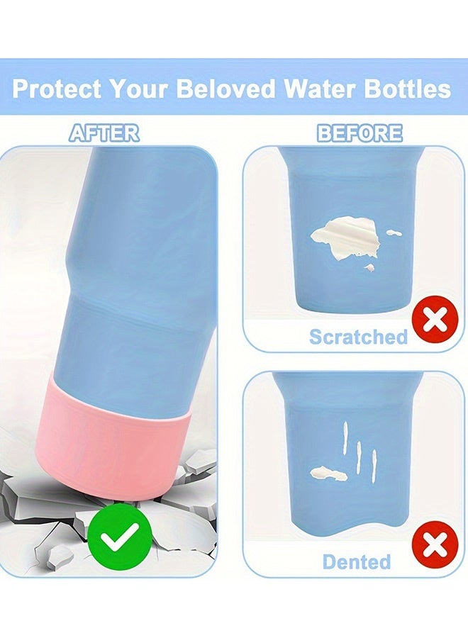 مجموعة إكسسوارات كأس ستانلي الوردية اللطيفة تتضمن أغطية قشات وفرشاة قشات وأكمام سيليكونية وسحر فراشة تناسب أكواب 30 و 40 أونصة، مثالية للاستخدام اليومي لتناول القهوة واستراحات المكتب وأيام الدراسة والسفر وتجمعات رمضان والعيد. - Image 3