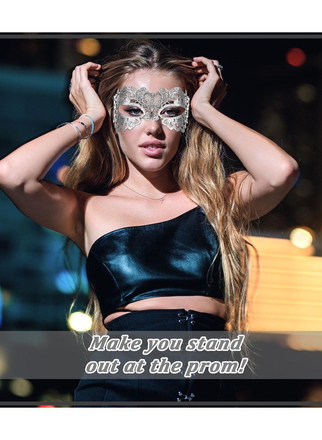 3 PCS Lace Masquerade Masquerade Masks, Party Decoration Masks, Holiday Dress Accessories - Image 5