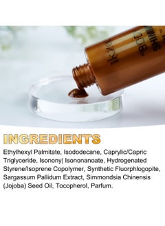 IKZEE Golden Brown Body Shimmer Oil 100ml Body Shimmer Lotion Glow Oil Body Luminizer Oil Glow Lotion for Brightening Body Long Lasting Shimmering Body Oil for Body & Face No.04  - Image 3