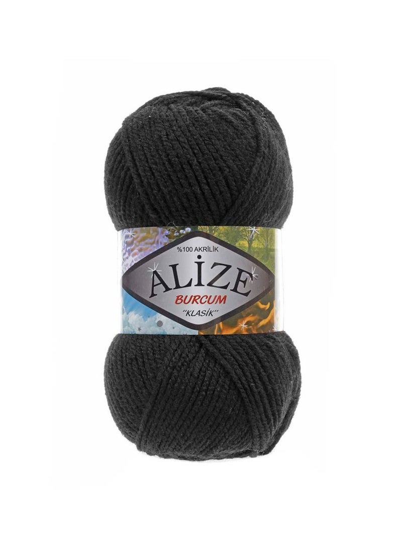 أليز خيوط بوركوم كلاسيك أكريليك 60 لون اسود