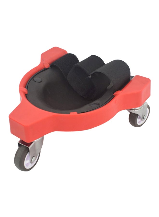 NIBEMINENT Multi-Functional Rolling Knee Pad Red/Black 29.5x8.8x22cm - Image 1