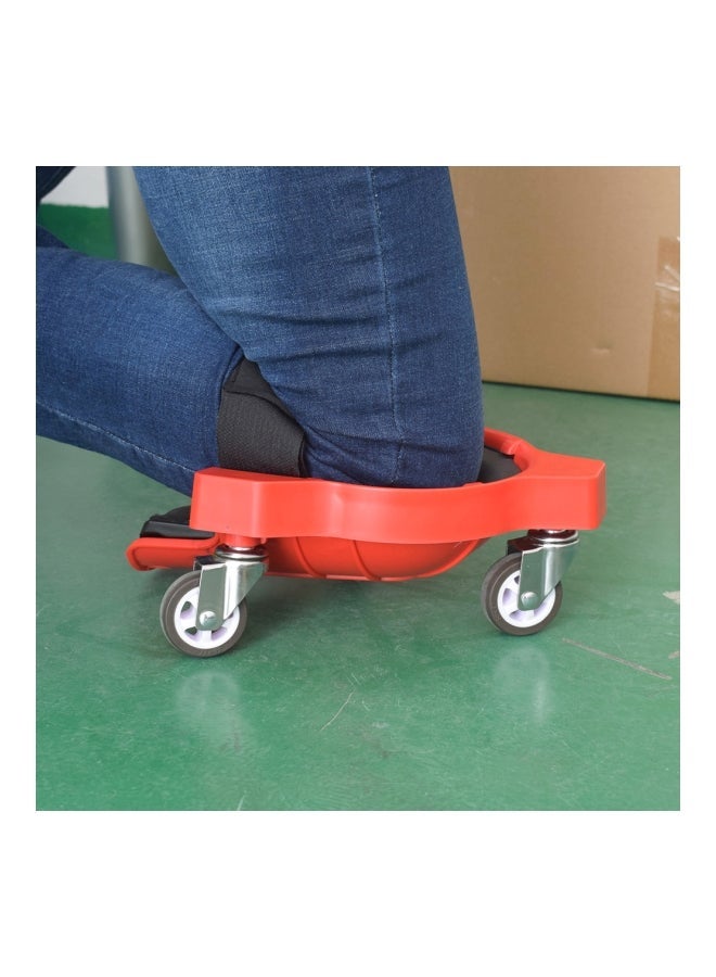 NIBEMINENT Multi-Functional Rolling Knee Pad Red/Black 29.5x8.8x22cm - Image 5