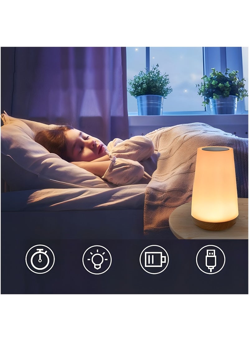 ARNOTEC - Bedside Table Magic Light With Color Changing Touch Senor Remote Control USB Rechargeable - Image 1
