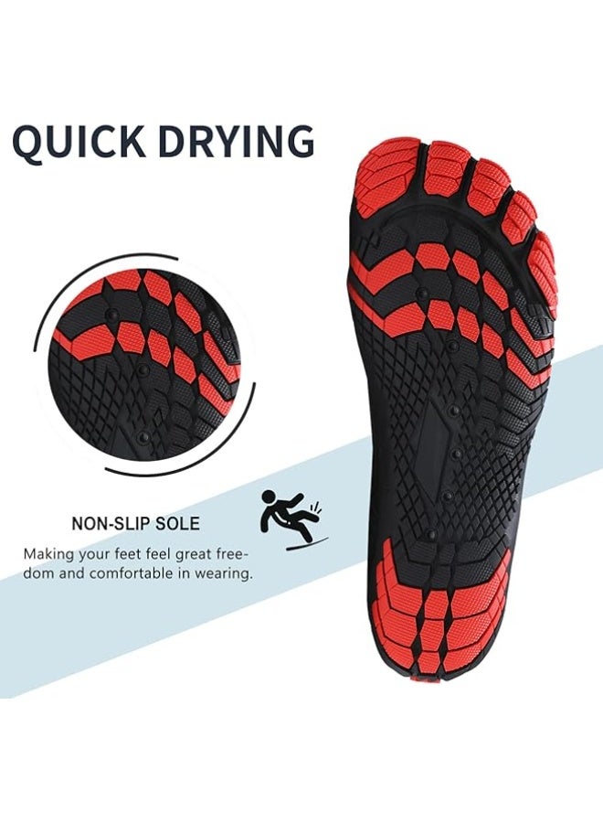 OUSIMEN Water Shoes Womens Mens Quick-Dry Non-Slip Soft Barefoot Swimming Shoes for Pool Beach Aqua Sports Outdoor Surf Yoga Diving Snorkeling Shoes - Image 2