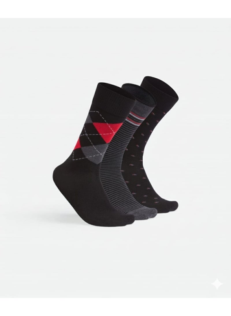 سولو شراب رجالى ساق منقوش باك 3