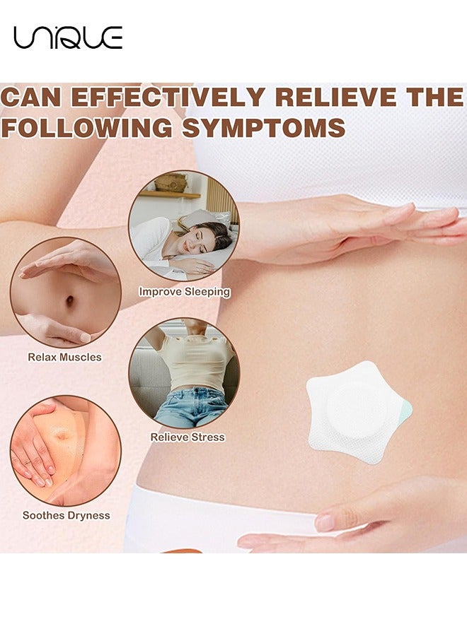 Unique 10Pcs Disposable Castor Oil Packs,Castor Oil Patches for Belly Button,Self-Adhesive Castor Oil Pack Wrap Spunlace Cloth,Castor Oil Wrap Pads Castor Oil Compress Water and Oil Proof (Oil Not Included)  - Image 5