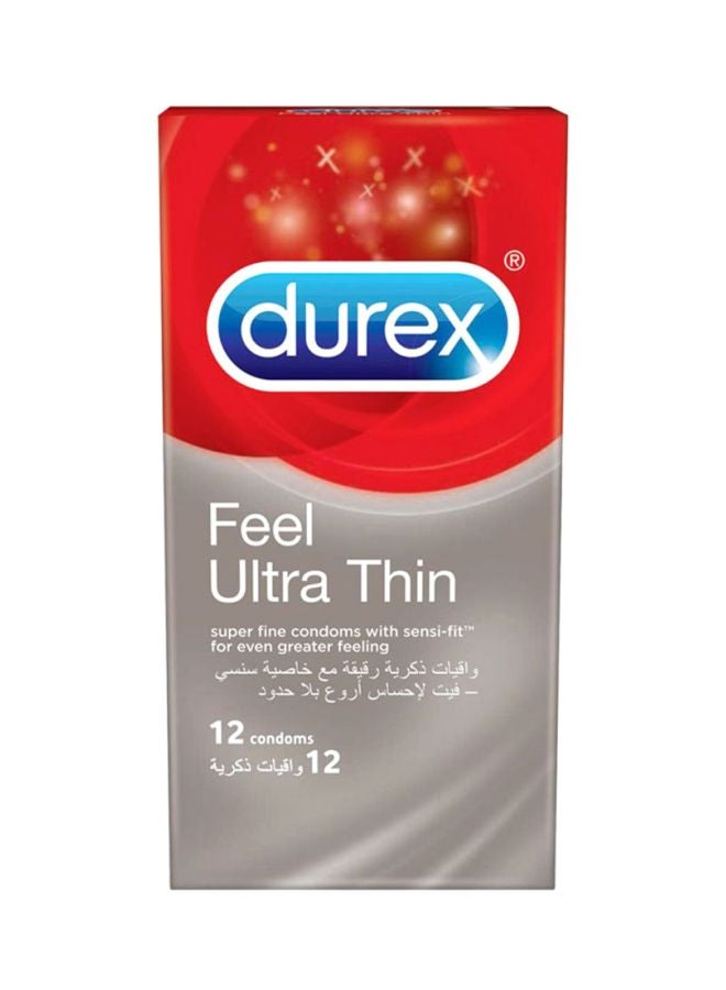 Durex Feel Ultra Thin Condom Pack of 12 - Image 1