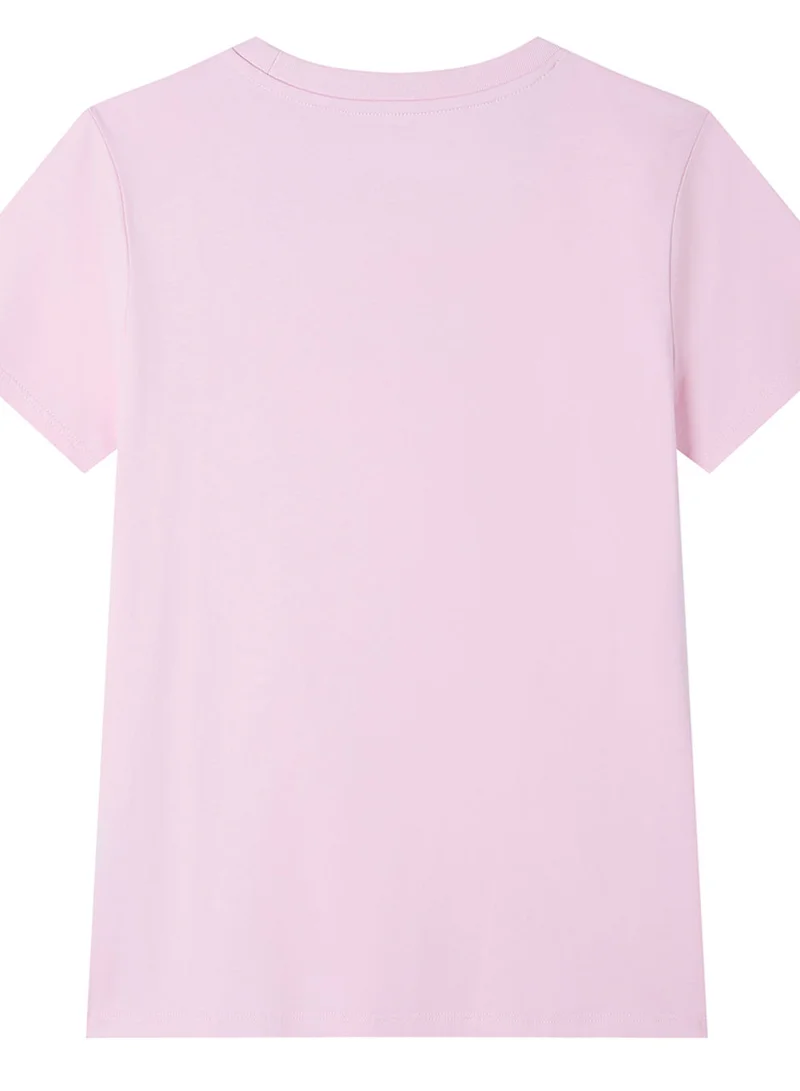 GIORDANO  Women’s Comfort Fit Cotton Signature Print Tee for Women | Best Price UAE