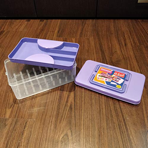 c s m C.S.M CSM ® Thread and Needle Box - Big Size 45 spools Empty Thread/Tailor Box - Image 2