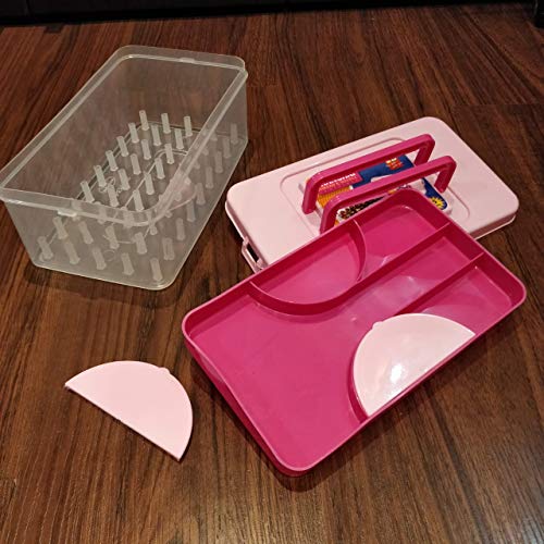 c s m C.S.M CSM ® Thread and Needle Box - Big Size 45 spools Empty Thread/Tailor Box - Image 5