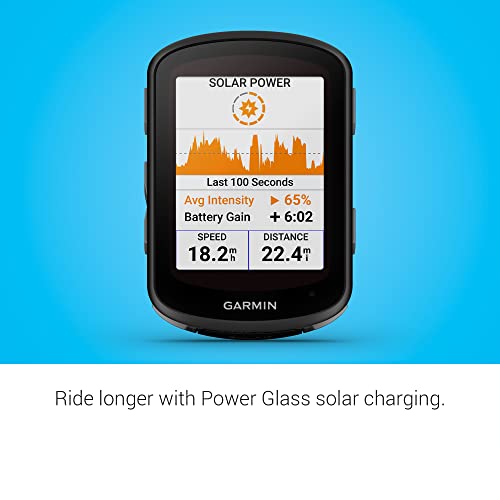 Garmin Edge 540 Solar, Solar-Charging GPS Cycling Computer with Button Controls, Targeted Adaptive Coaching, Advanced Navigation and More - Image 4