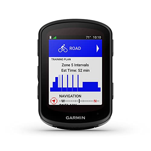Garmin Edge 540 Solar, Solar-Charging GPS Cycling Computer with Button Controls, Targeted Adaptive Coaching, Advanced Navigation and More - Image 1
