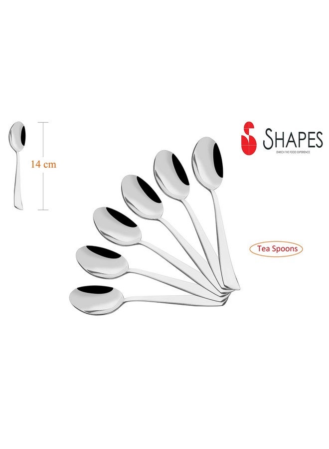 SHAPES Artic Premium Silver Stainless Steel Cutlery Set - 18 Pieces with Gift Box| Rust-Resistant, Dishwasher Safe, Elegant Design | Ideal for Home and Restaurant - Image 3