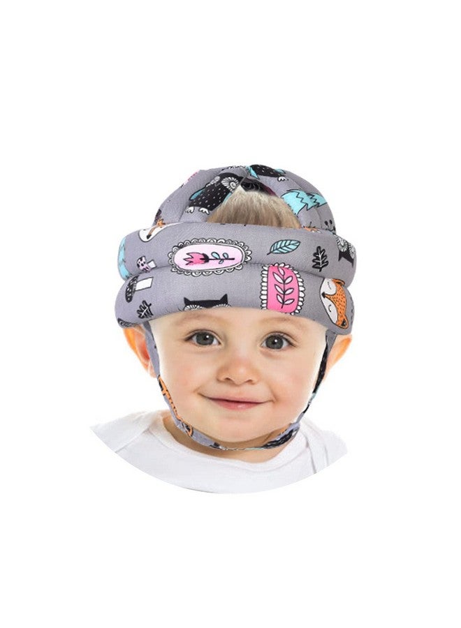 Umtiti Baby Adjustable Helmet, Lightweight and Soft, Great for Baby Learning to Walk and Crawl. Forest,Gray - Image 5