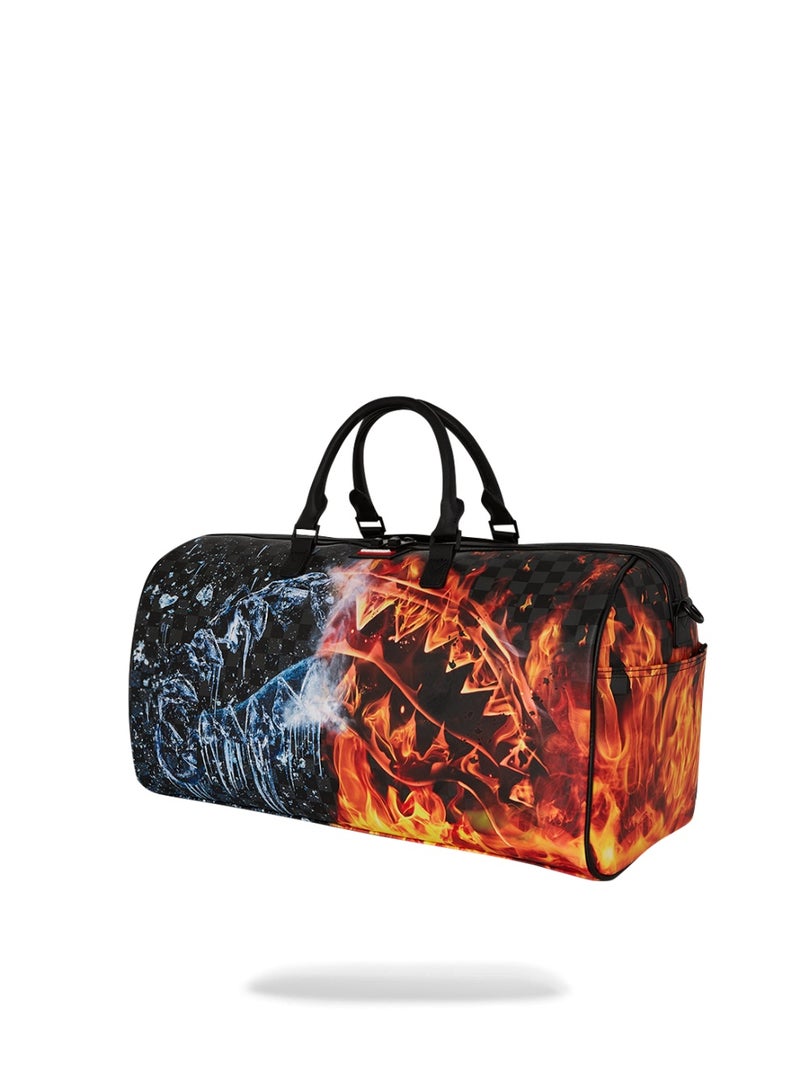 SPRAYGROUND FIRE & ICE SHARK LARGE DUFFLE  - Image 3