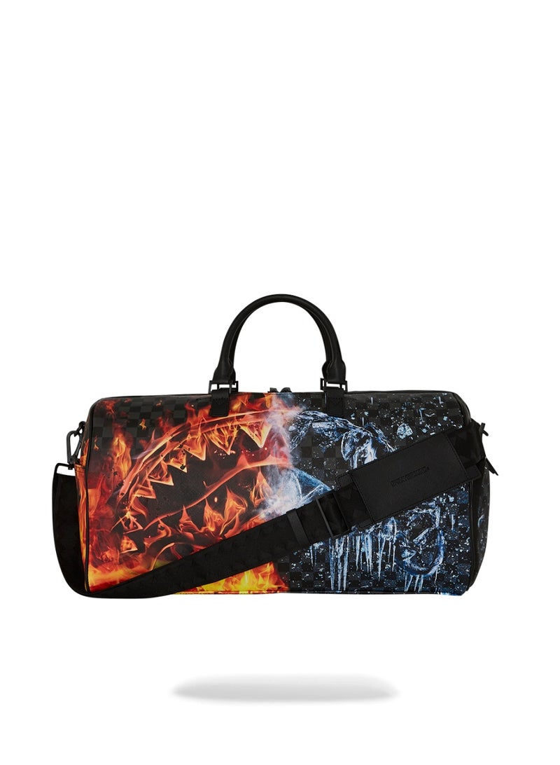 SPRAYGROUND FIRE & ICE SHARK LARGE DUFFLE  - Image 4