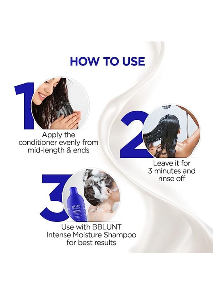 BBLUNT BBLUNT Intense Moisture Conditioner with Vitamin E and Jojoba 250gm - Image 4