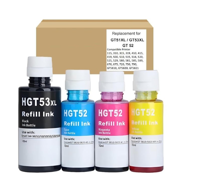 Smart Tank 115, 310, 315, 319, 410, 415, 419, 500, 510, 515, 516, 520, 525, 529, 580, 581, 585, 589, 670, 675, 720, 750, 790, GT5810, GT5820, GT5821 (GT 53XL Set)