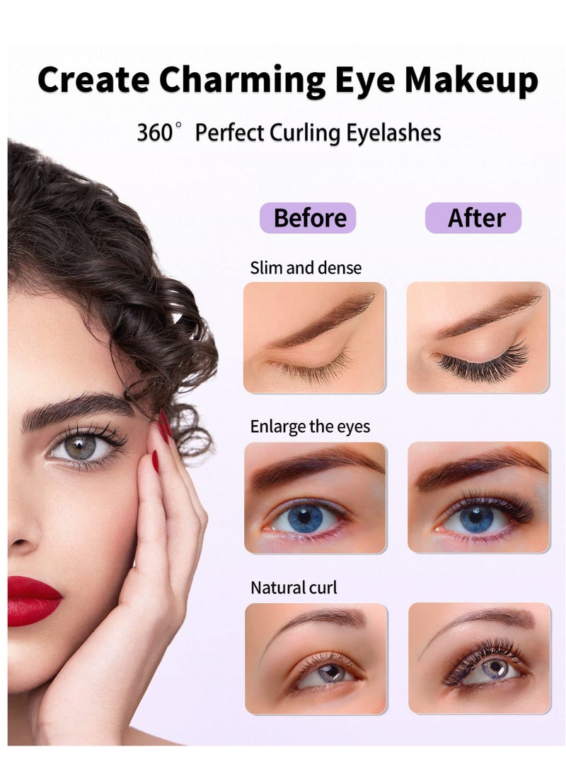 Generic - Rechargeable Heated Eyelash Curler for Quick Natural Curling, 24-Hour Long-Lasting Eye Makeup Tool for Women - Image 1