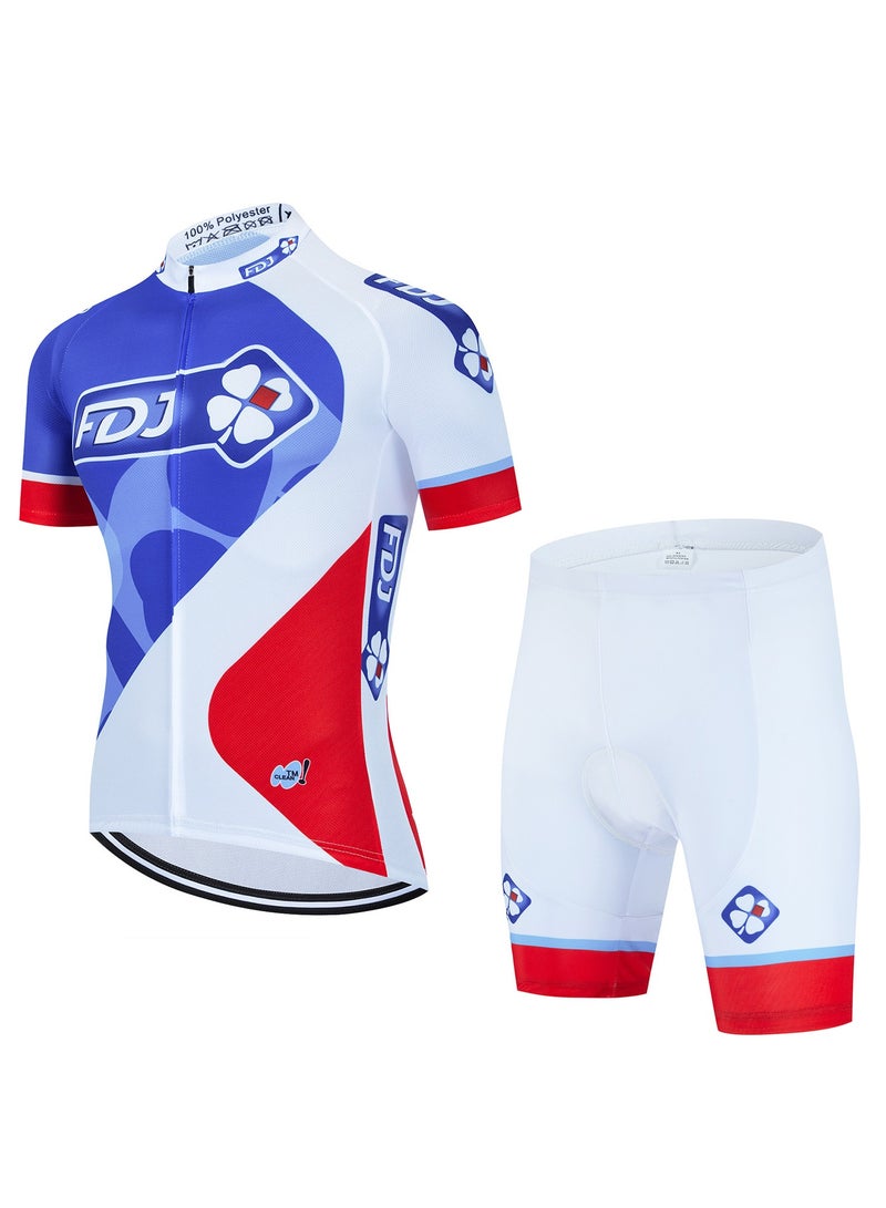 KUYING Summer Short Sleeved Cycling Suit Set  - Image 1
