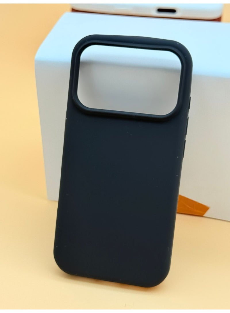 Cat - Cot Apple iPhone 17 Pro Silicone Case – Black - Image 2