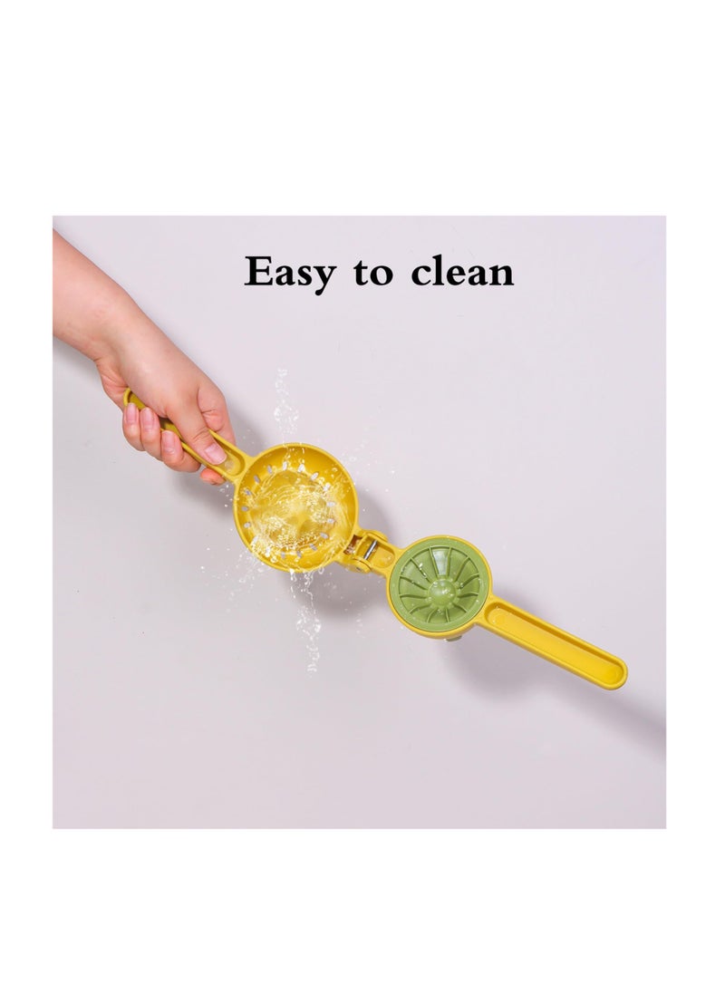 SYOSI - 2 Pack Lemon Juicer Squeezer - Hand Juicer Lemon Squeezer, Professional Hand Juicer Kitchen Tool 360°Rotating Lime Juicer Manual Juicer Citrus Lemon Squeezer - Image 1