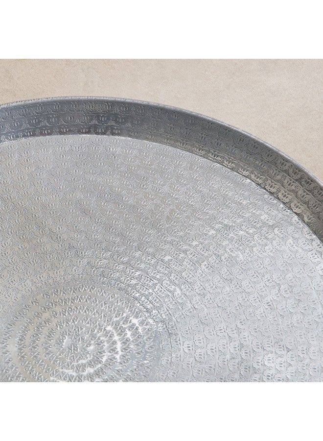 Home Box Nydril Lotus Design Aluminium Tray with Hook 65 x 65 cm  - Image 3