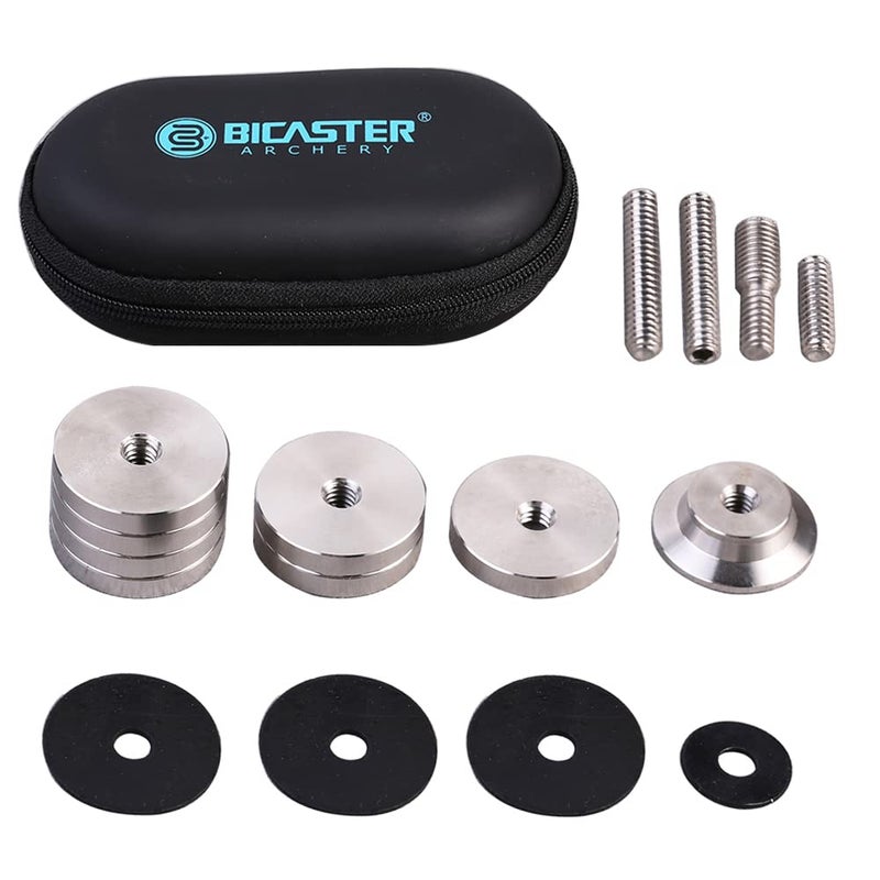 BICASTER Archery Stabilizer Weights Stainless Steel Total 8 Ounces - Image 1