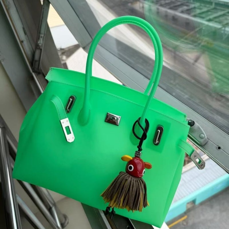 TPU Jelly Bag Women's Handbag Dopamine Summer Tote - Image 3