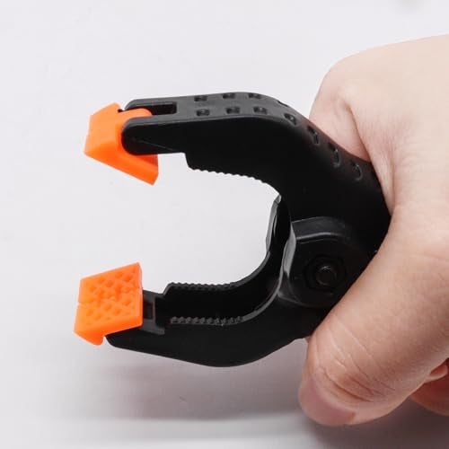 GDFYMI 10Pcs Balck Plastic Spring Clamps 4 Inch Heavy Duty Clips for Woodworking Backdrop Stand Balloon Arch - Image 5