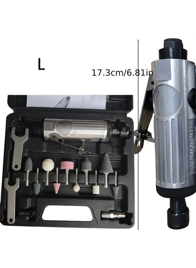 طقم تلميع هوائي كبير 15 في 1، مزدوج الرأس عالي السرعة لنحت وإصلاح الإطارات - Image 1