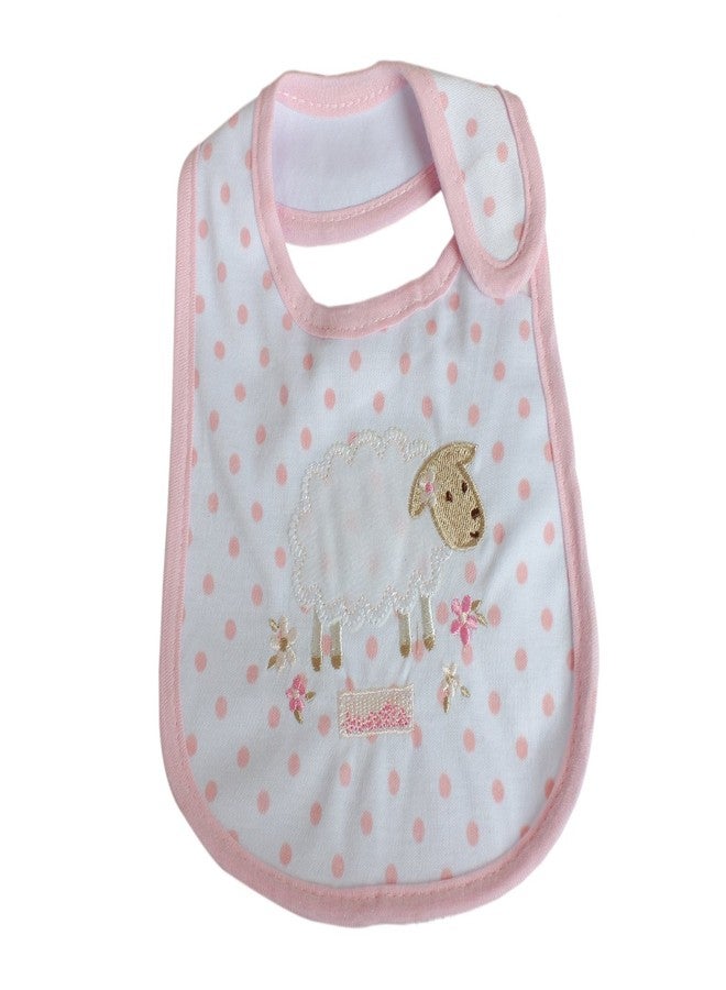 BABIES BLOOM Newborn Baby Cotton Waterproof Baby Feeding/Saliva Bib (Sheep) - Image 1