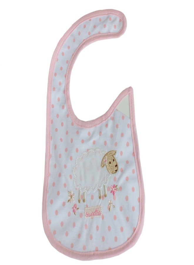 BABIES BLOOM Newborn Baby Cotton Waterproof Baby Feeding/Saliva Bib (Sheep) - Image 2
