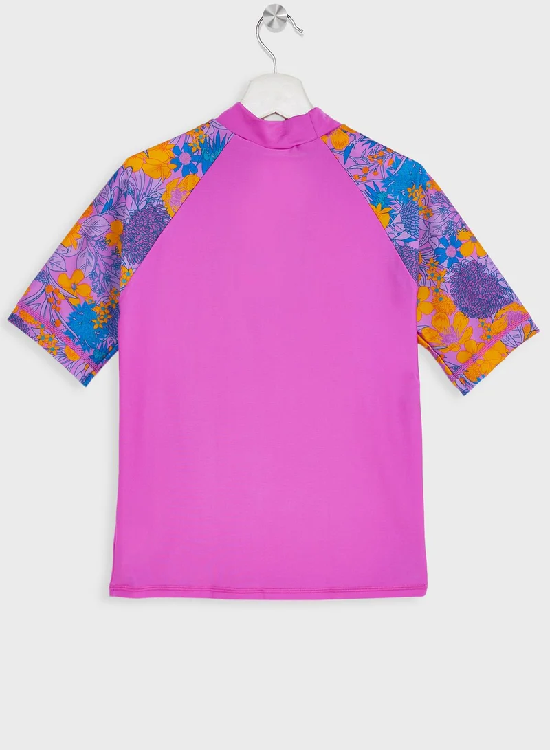 speedo Printed Swim T-Shirt