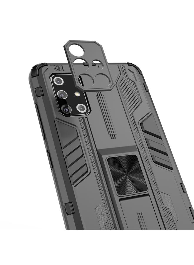 S-TOP Case For Samsung Galaxy A71 Supersonic PC + TPU Shock-proof Phone Case with Holder - Image 5
