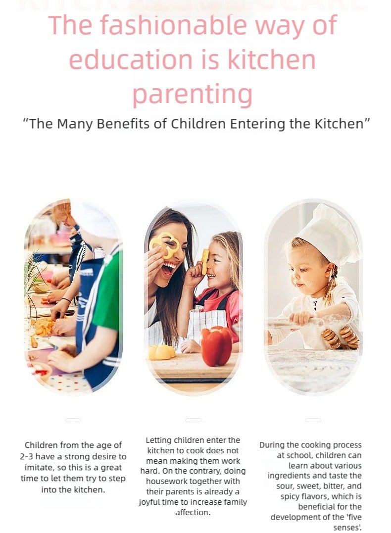 I LOVE KIDS Real Cooking Kitchen Toy Set,26 PCS Mini Electric Cooking Set,Gifts For Kids 4 Years+ - Image 5