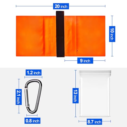 EMART 4 Pack Orange Sand Bags for Weight, Heavy Duty Sandbags for Light Stand Tripod, Photography Equipment, Canopy Weights, Pop Up Tent, Umbrella Base, Backdrop Stand, Camping, Fishing Chair, Sports - Image 4
