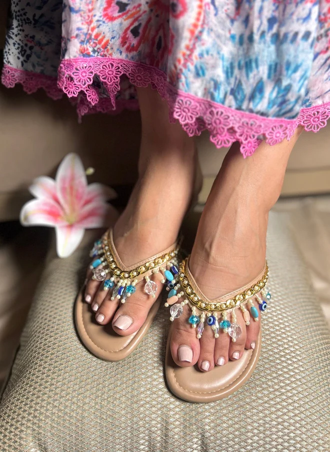 Sandal Stories SANDAL STORIES Women Embellished One Toe Flats