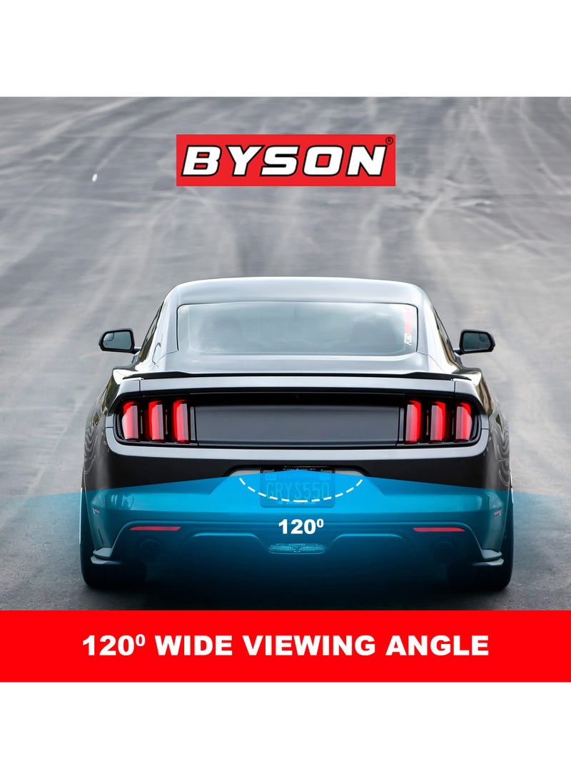 BYSON Round Rear Camera with Fish Lens and Stand - Wide Angle CVBS Output, Clear Imaging, Weather Resistant, Compact Design for Safer Reversing, Monitoring, and Parking - Image 5