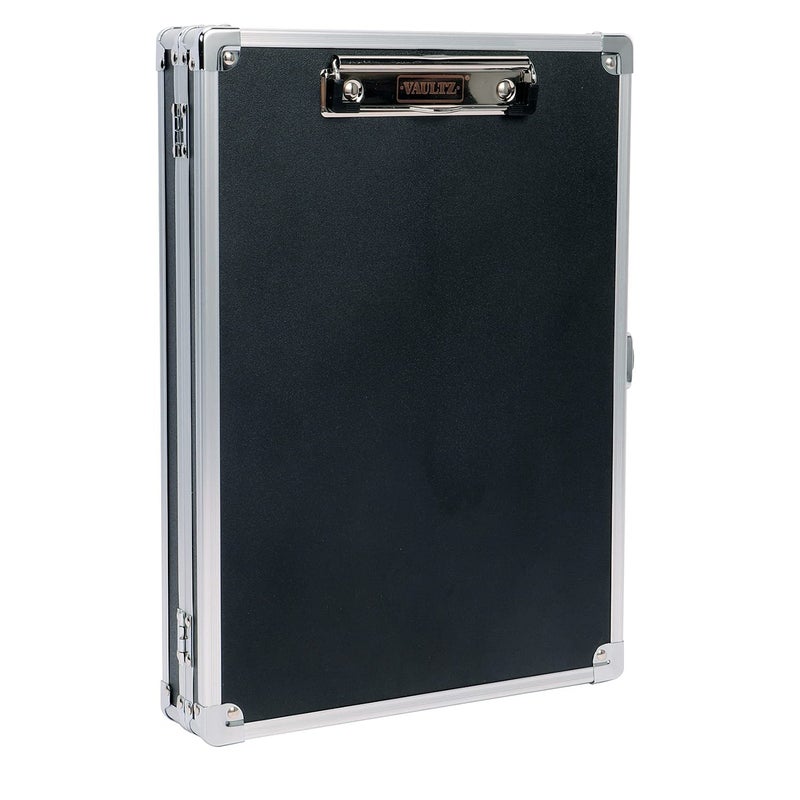 Vaultz Locking Storage Clipboard for Letter Size Sheets, Key Lock, Black (VZ00151) - Image 5