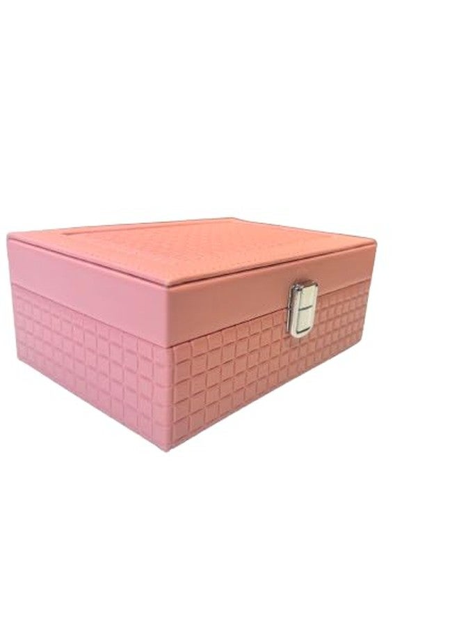 Handcuffs Jewellery Box Small Travel Jewelry Organiser Storage Case for Necklace Rings Bracelets Earrings Premium Faux PU Leather Jewellery Gift Box Girls Women - Image 2