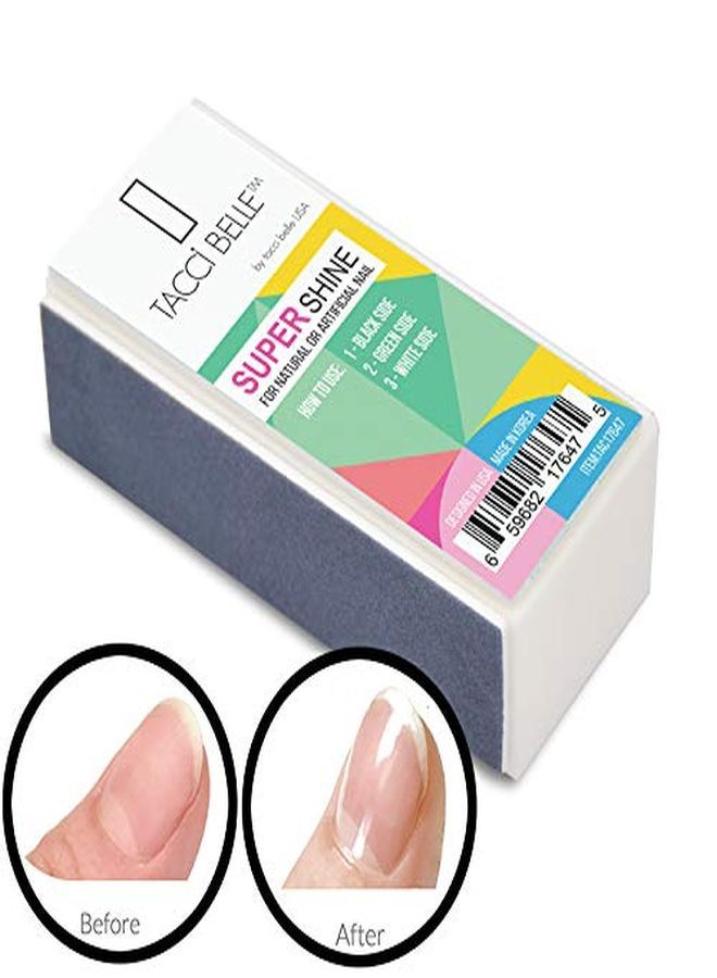 Tachibelle From Korea 4 Way Shiny Buffer Super Shine Buffing Block - Smooth, Shine, For Healthy & Shiny Nails Manicure And Pedicure  - Image 2