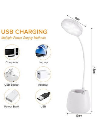 Rechargeable Table Lamp, Multifunctional LED Desk Lamp, Eye-protection 3 Color Temperature Bedside Lamp for Reading, Home Office Study Lamp, Dimmable Reading Light, Office Lamp - view 4